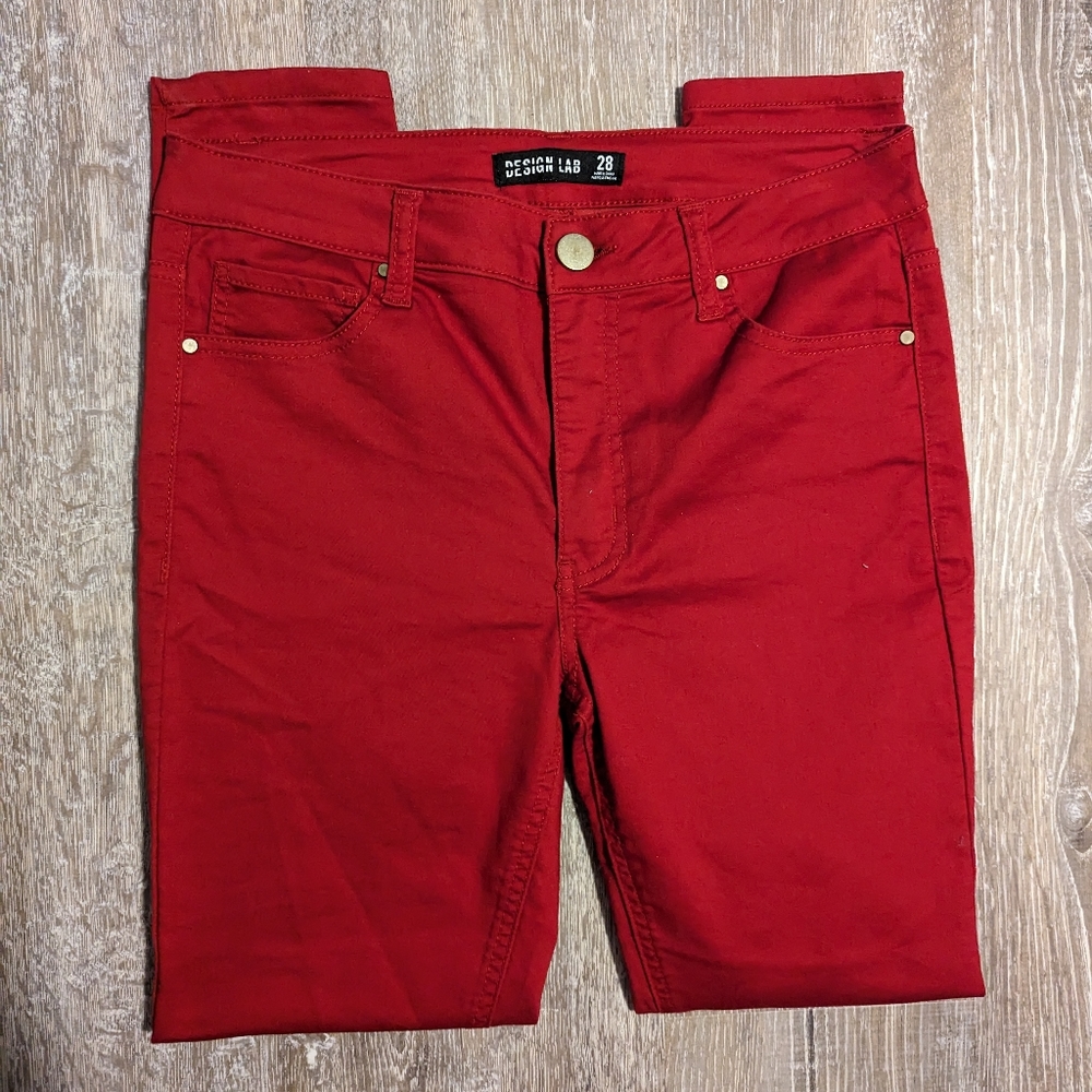 Design Lab 🍒 Red Pants